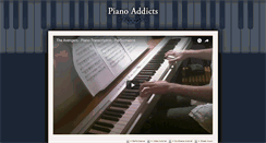 Desktop Screenshot of pianoaddicts.itsesproductions.com