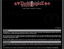 Tablet Screenshot of darksleightz.itsesproductions.com