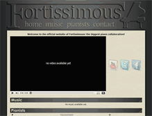 Tablet Screenshot of fortissimous.itsesproductions.com